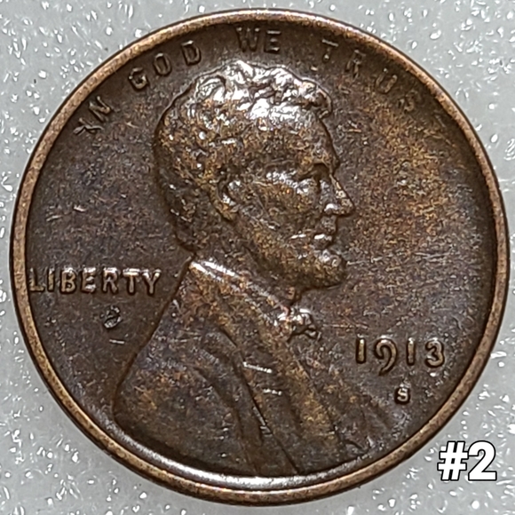 1913-S Lincoln Wheat Cent Penny FE NICE COIN AS PICTURED - Picture 1 of 2